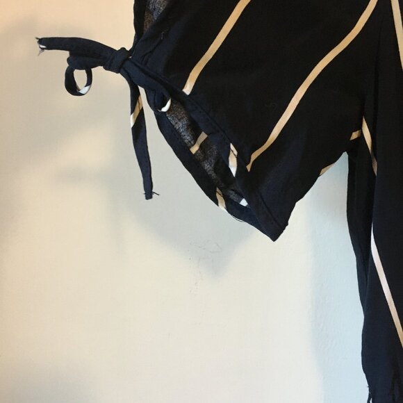 NWT La Classe Couture Striped Tie Sleeve Tunic Dress - Picture 6 of 16